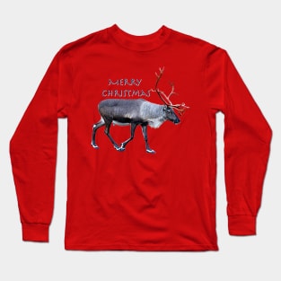 Santa Claus Reindeer Long Sleeve T-Shirt